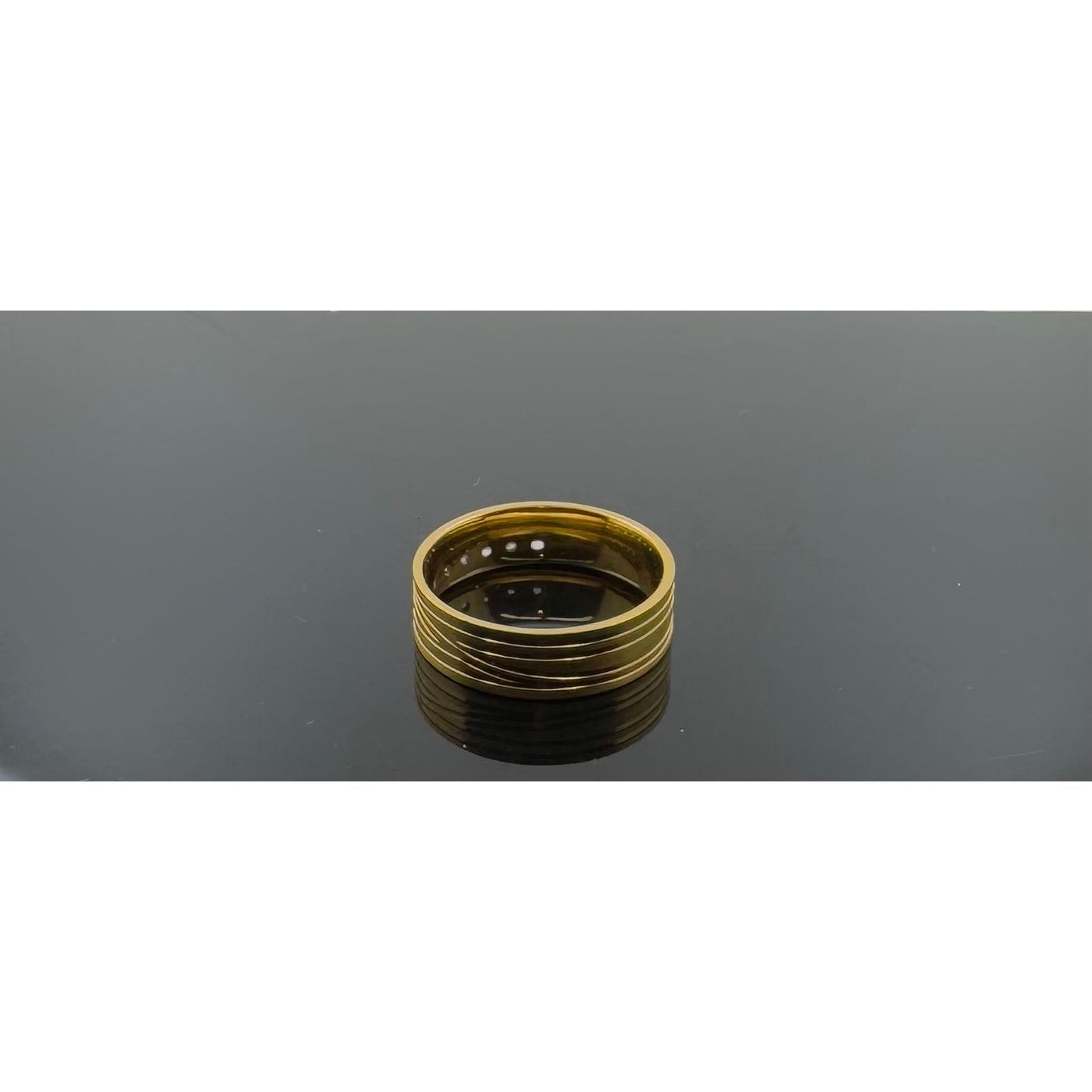 22k Solid Gold Ladies Simple Ring GR1132