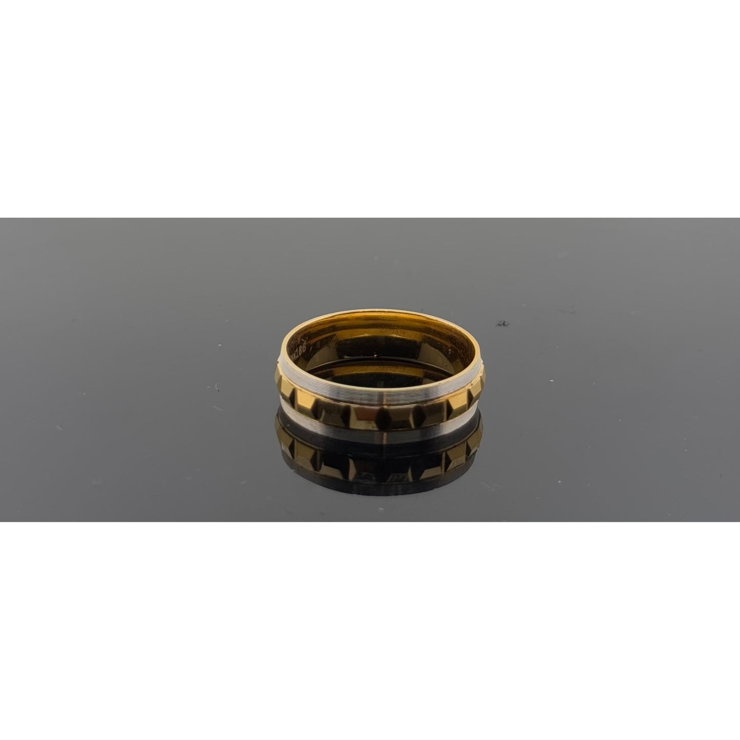 22k Solid Gold Ladies Simple Ring GR1142