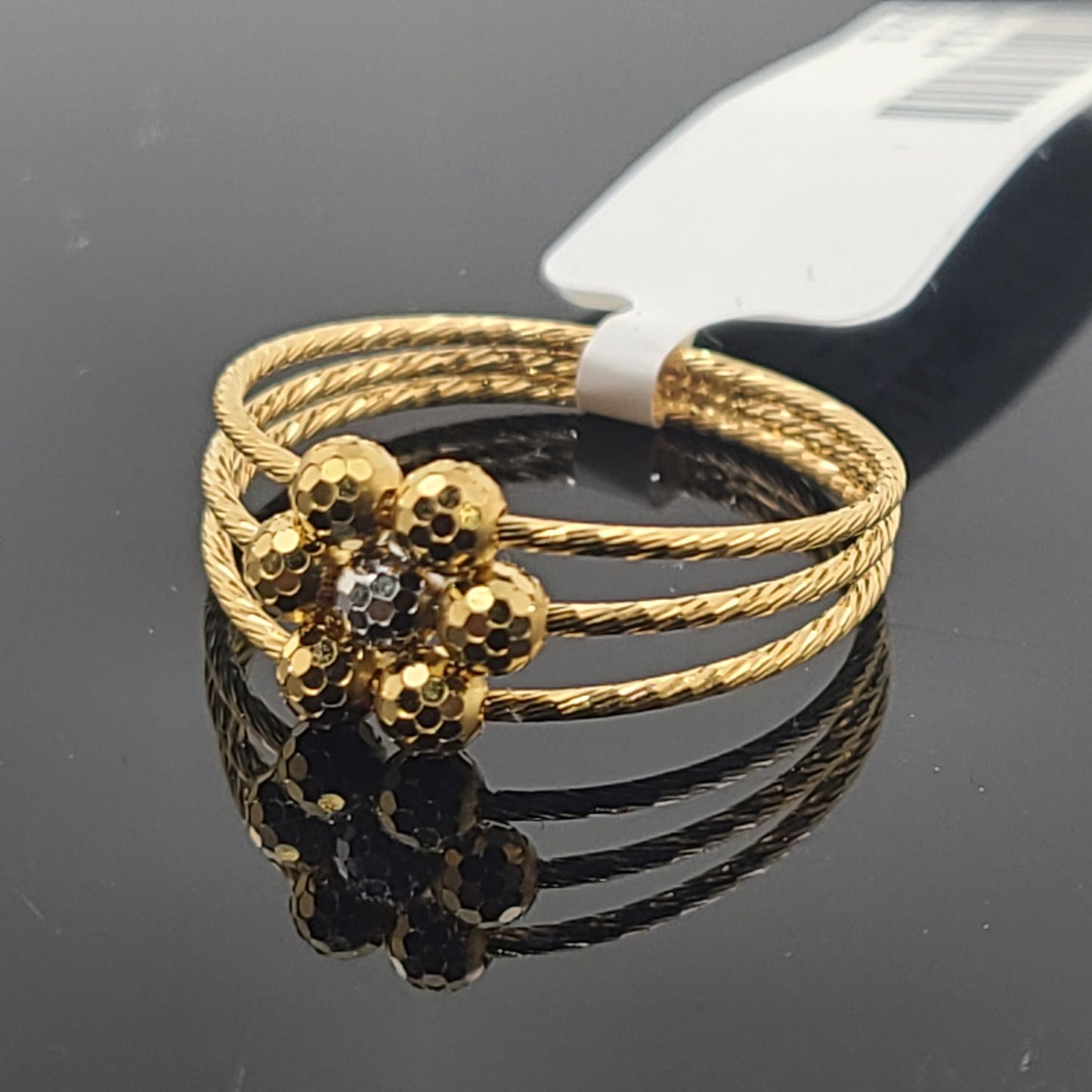 22k Solid Gold Ladies Simple Ring GR114