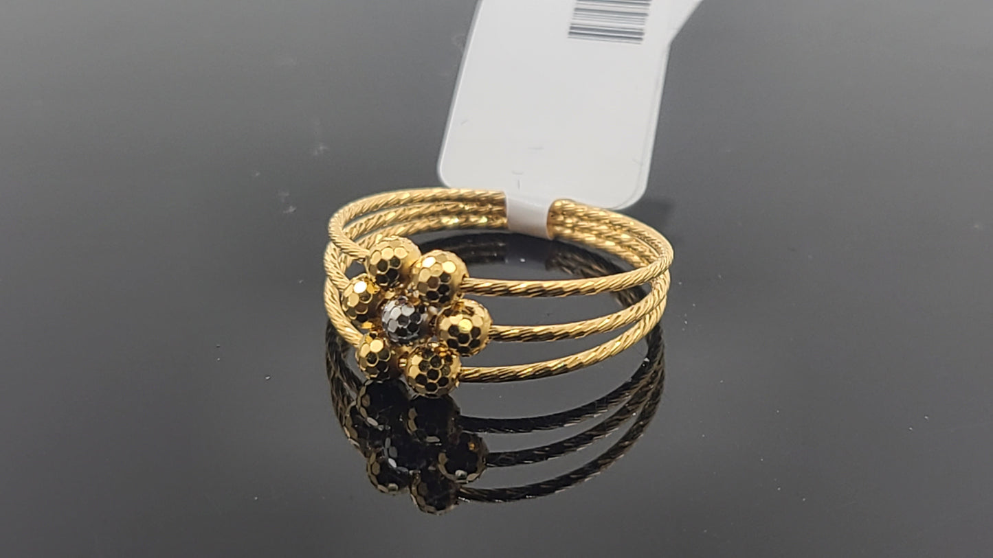 22k Solid Gold Ladies Simple Ring GR115