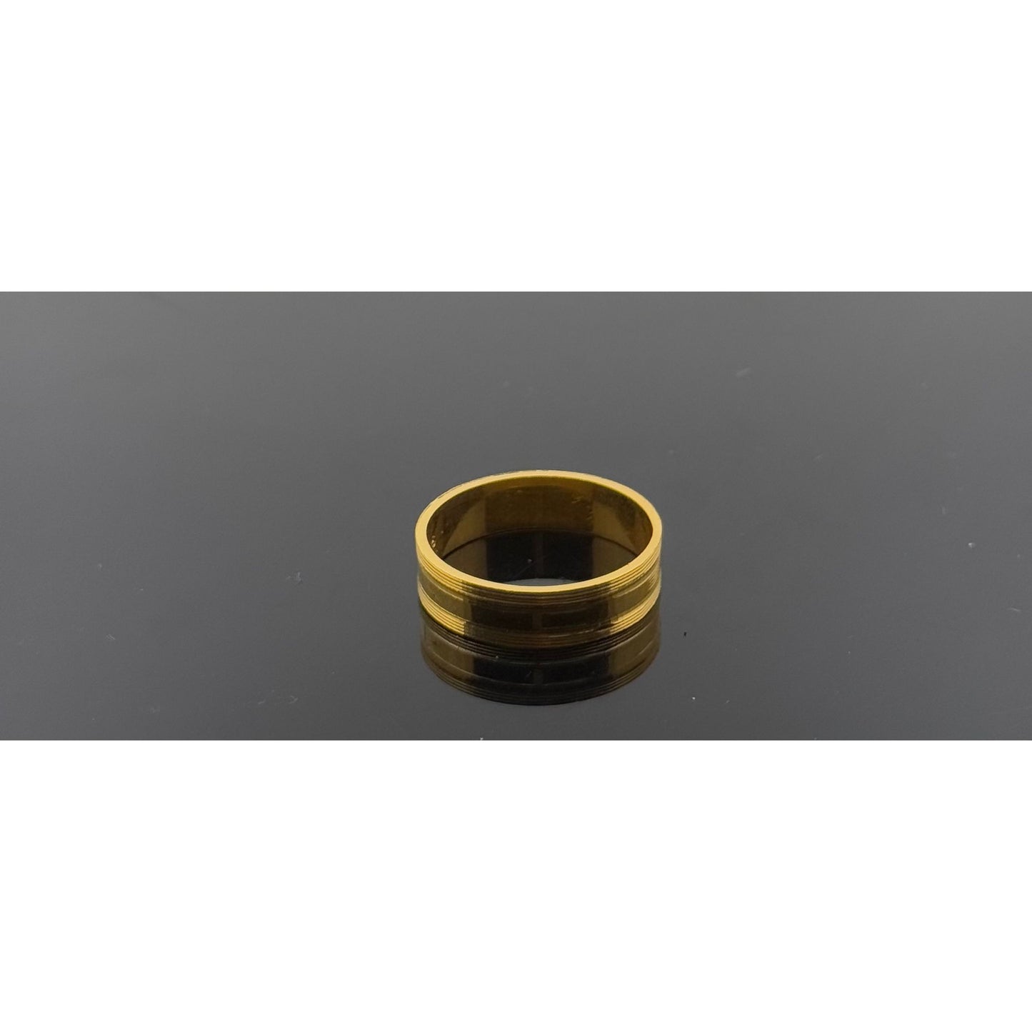 22k Solid Gold Ladies Simple Ring GR1157