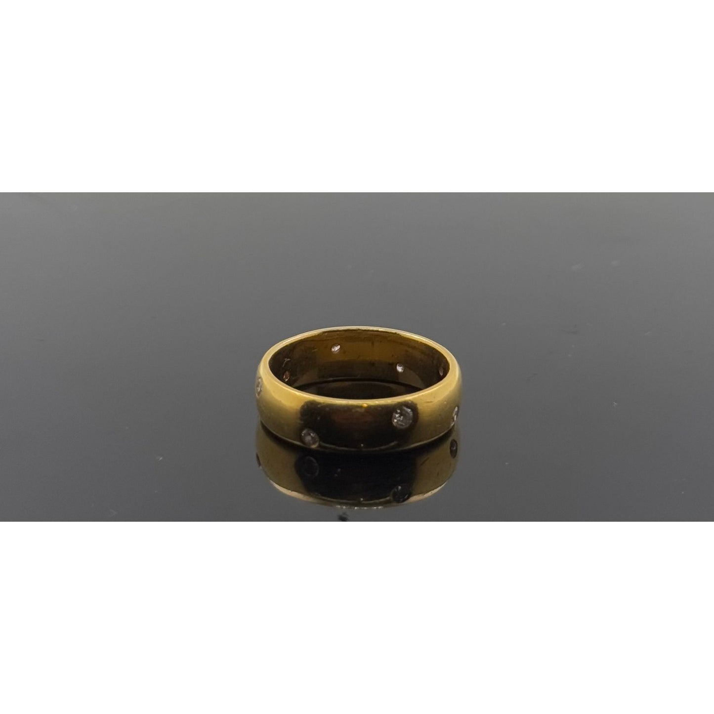 22k Solid Gold Ladies Simple Ring GR1173