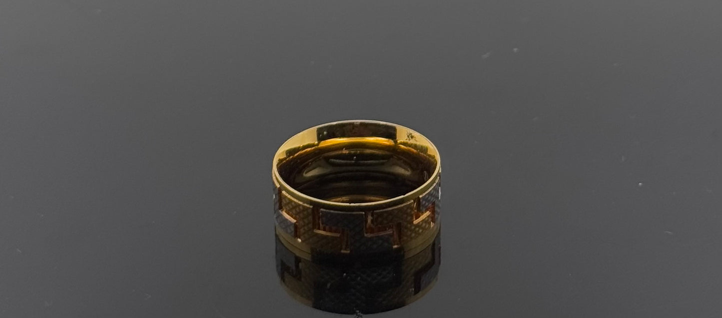 21k Solid Gold Ladies Simple Ring GR1179