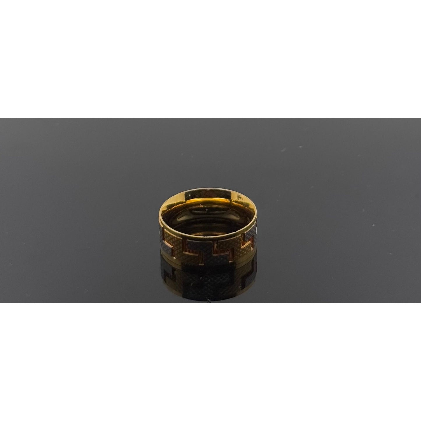 21k Solid Gold Ladies Simple Ring GR1179