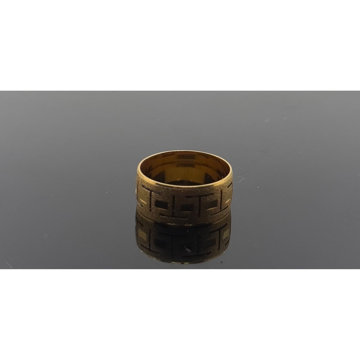 21k Solid Gold Ladies Simple Ring GR1181