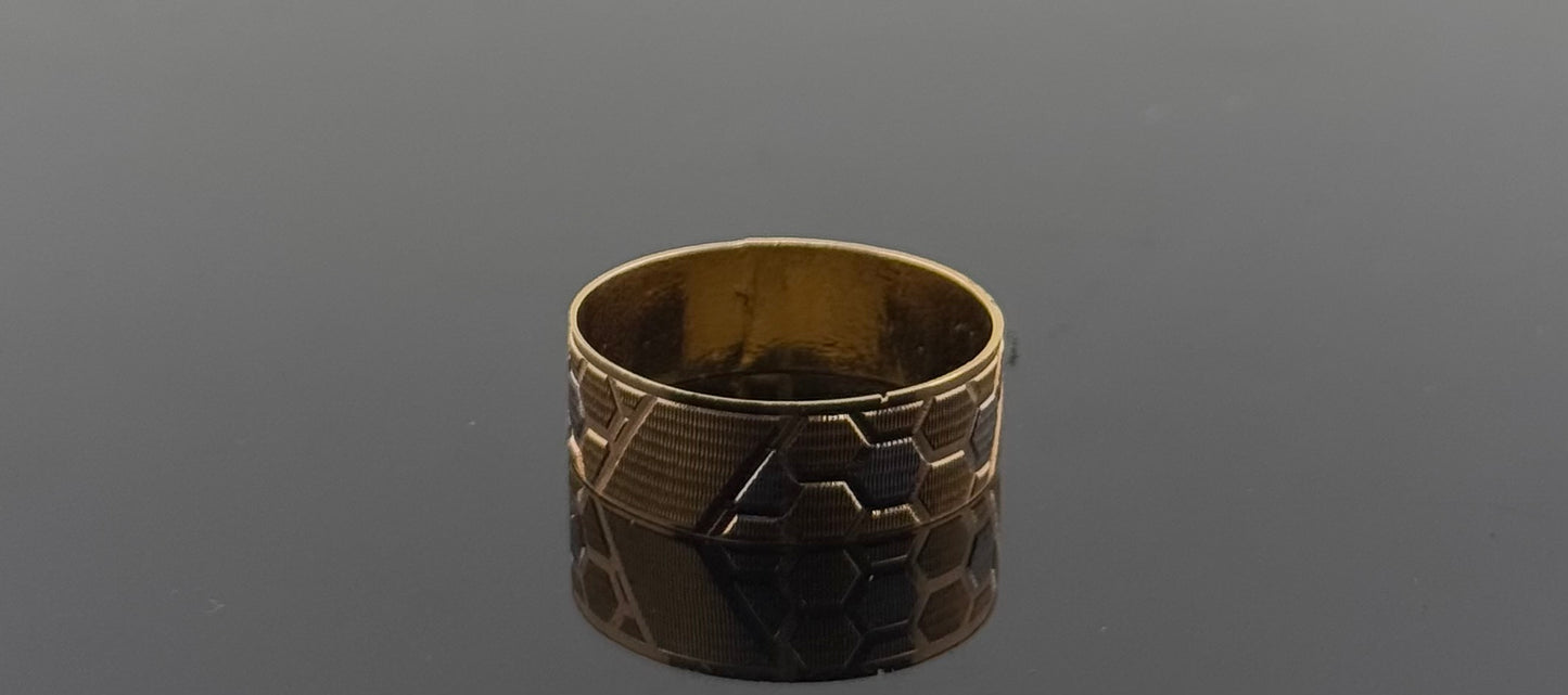 21k Solid Gold Ladies Simple Ring GR1179