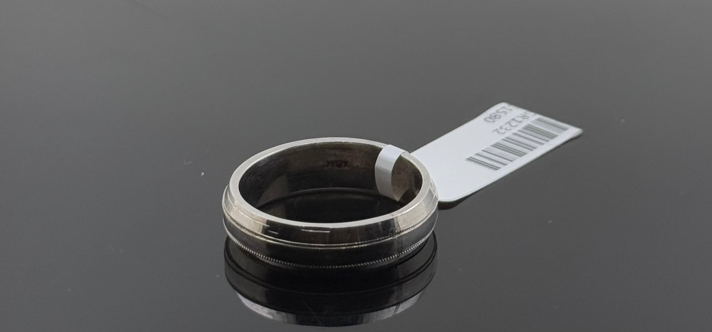 18k Solid Gold Ladies Simple Ring GR1232