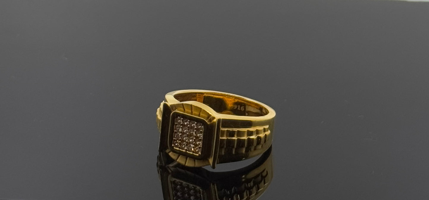 22k Elegant Men Designer Ring with Stones gr1270