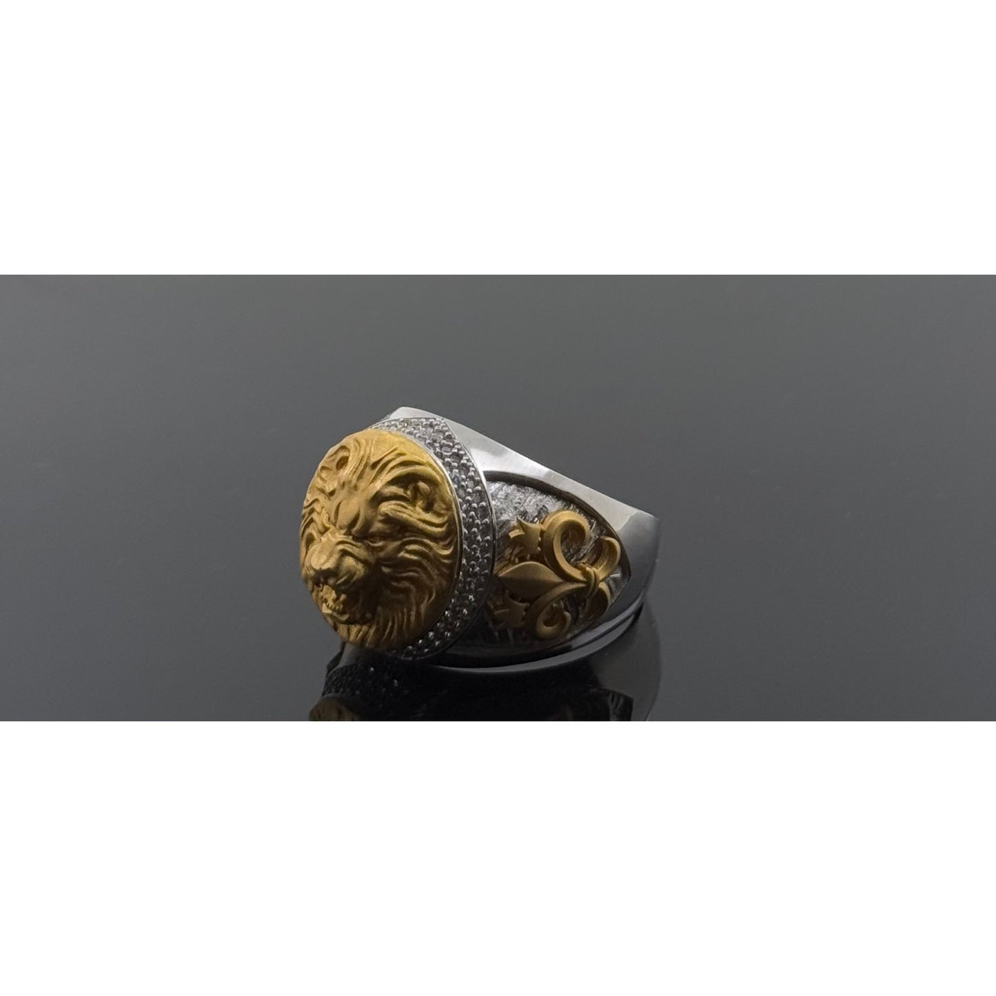 21k Solid Gold Men Simple Ring GR1317