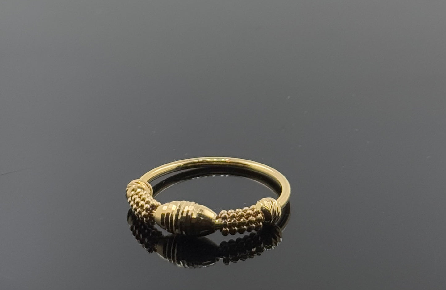 21k Solid Gold Ladies Simple Ring GR1411