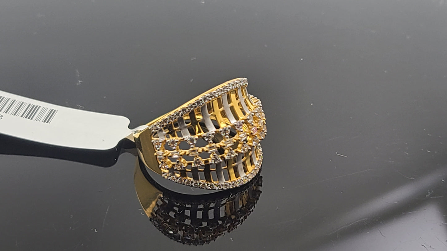 22k Solid Gold Ladies Simple Ring GR143