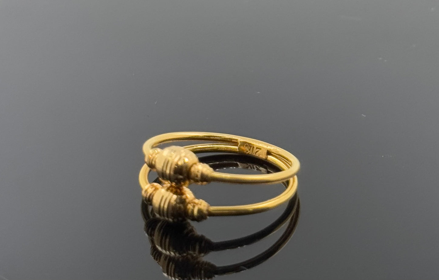 21k Solid Gold Ladies Simple Ring GR1494