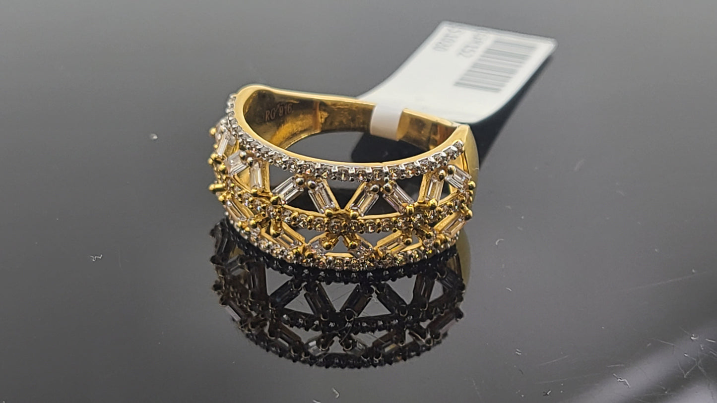 22k Solid Gold Ladies Simple Ring GR152