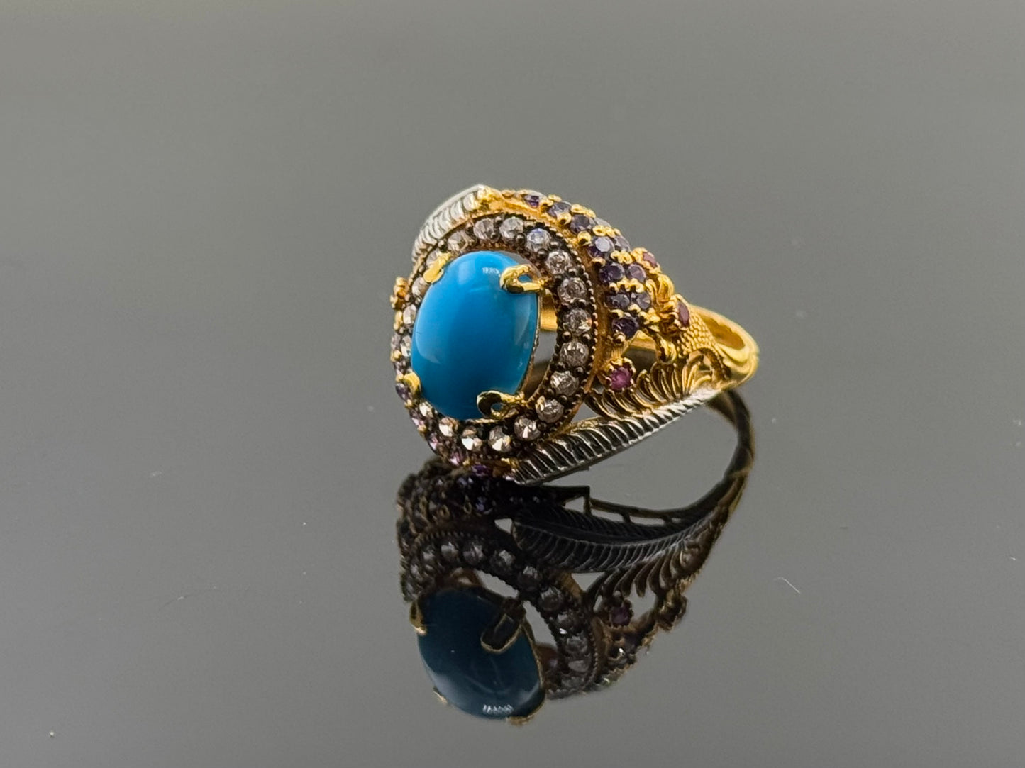 22k Solid Gold Ladies Simple Ring GR1616