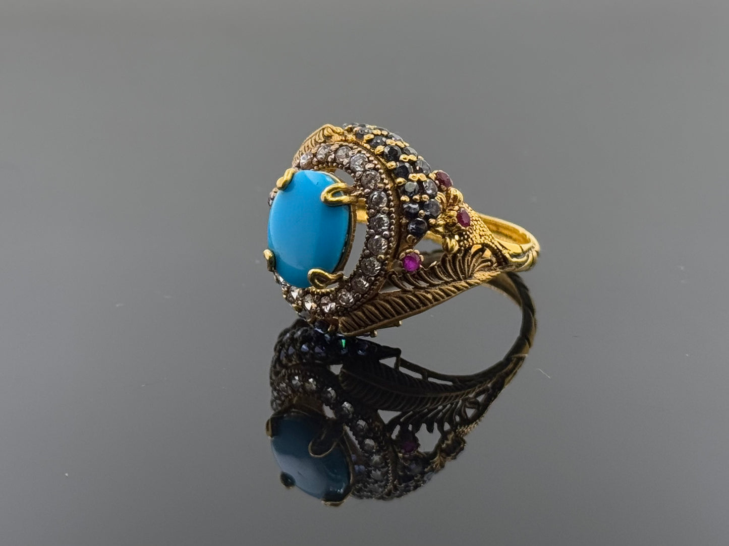 22k Solid Gold Ladies Simple Ring GR1617