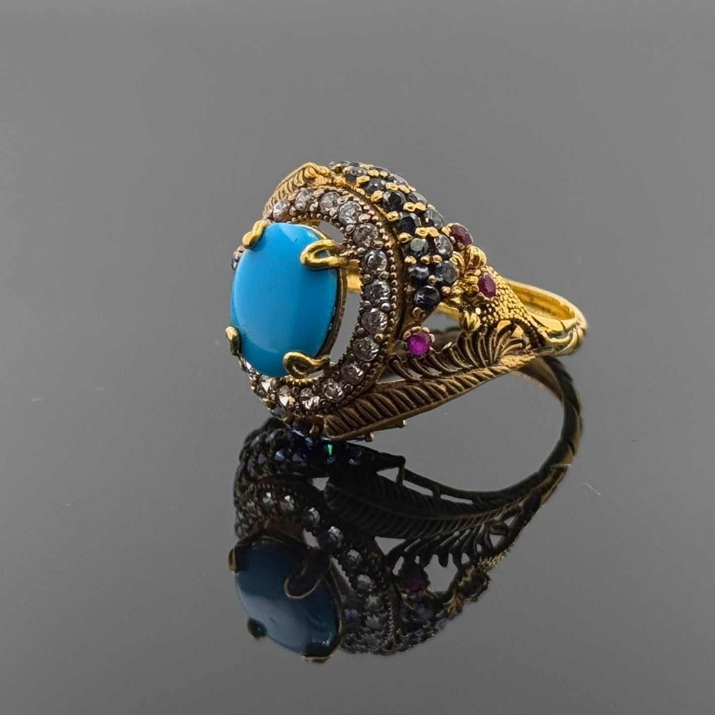 22k Solid Gold Ladies Simple Ring GR1617