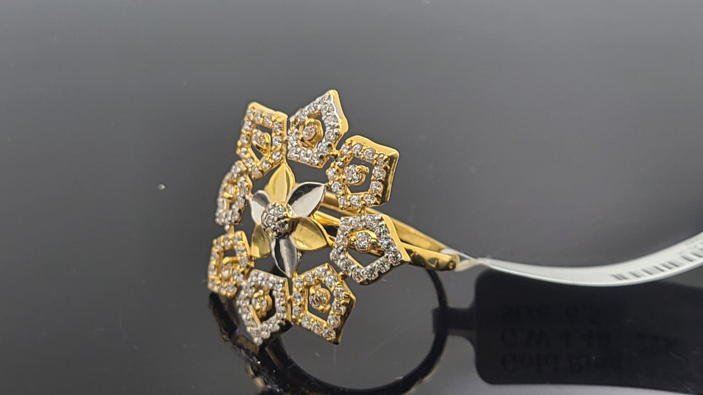 22k Solid Gold Ladies Simple Ring GR162