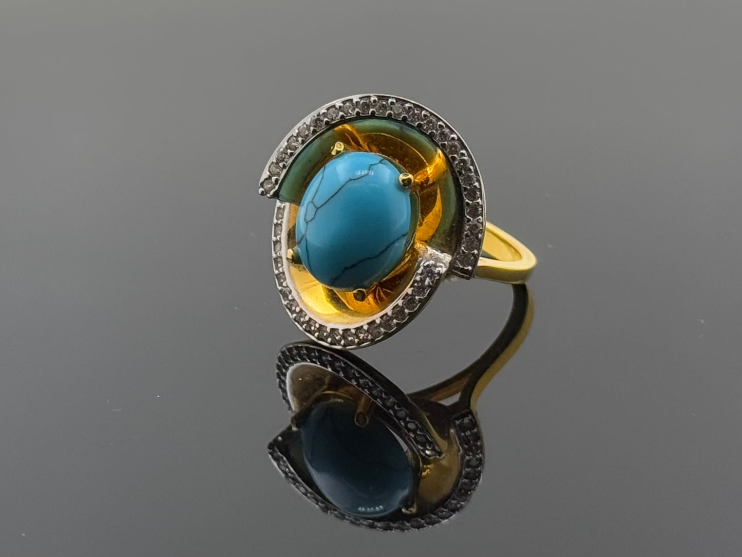21k Solid Gold Ladies Simple Ring GR1623