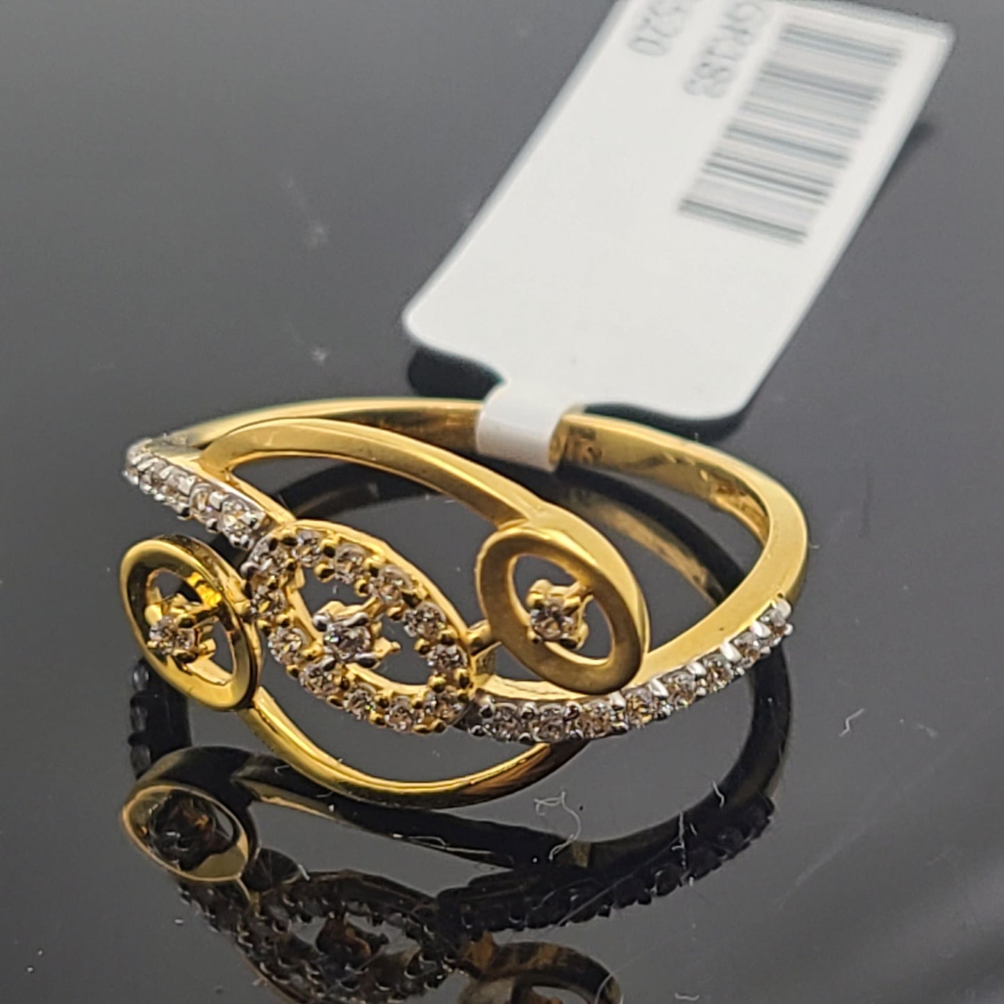 22k Solid Gold Ladies Simple Ring GR183