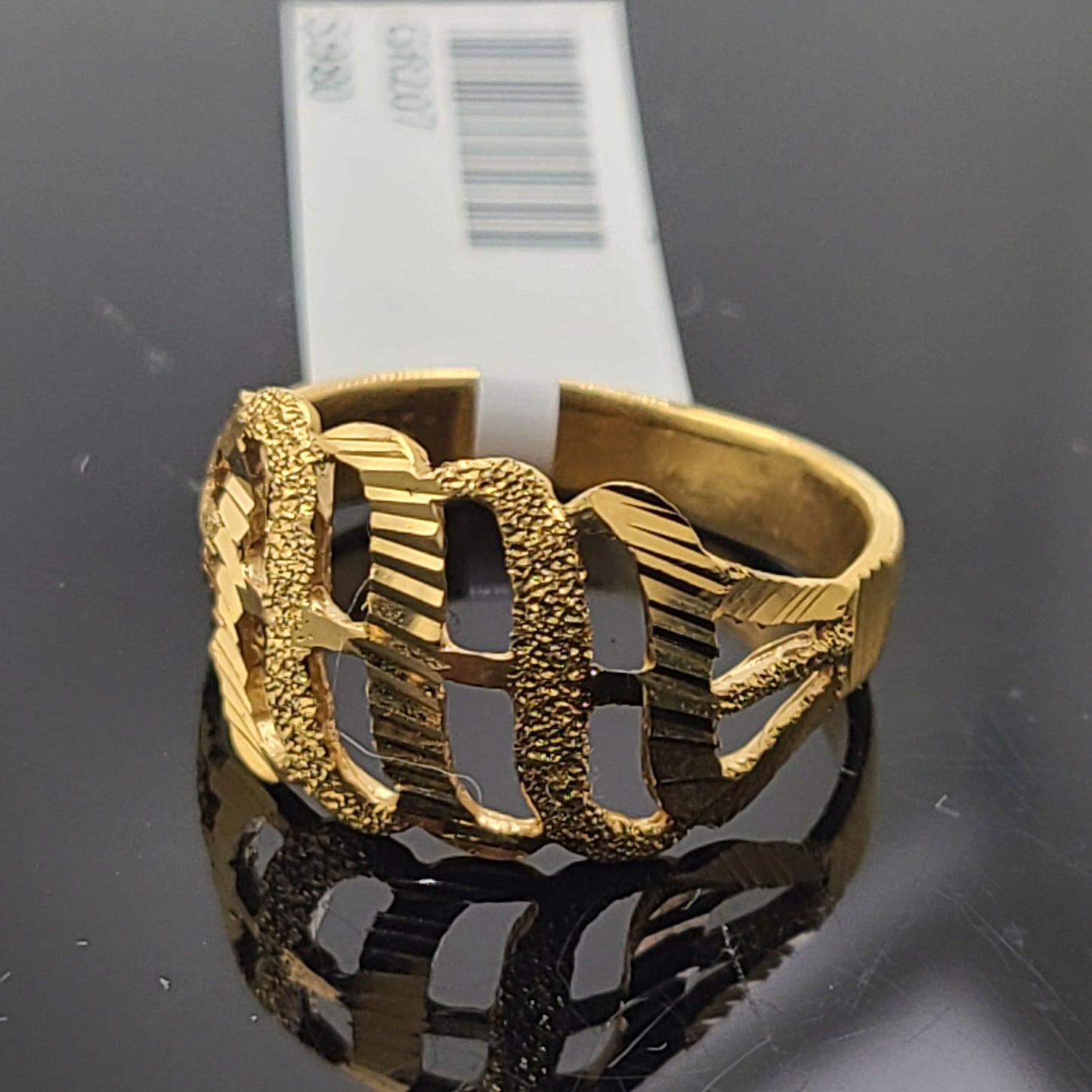 22k Solid Gold Ladies Simple Ring GR207