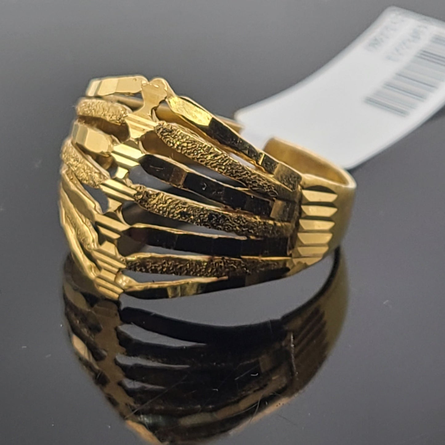 22k Solid Gold Ladies Simple Ring GR221