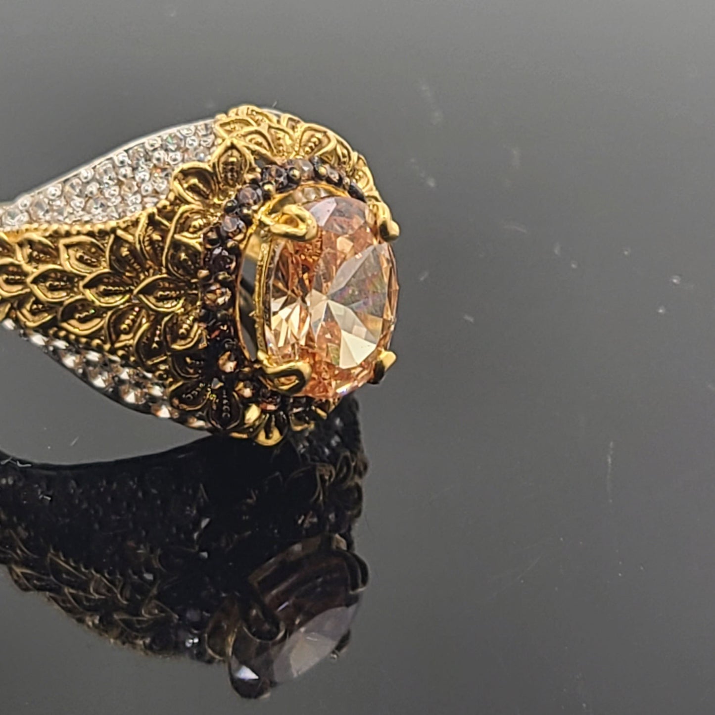 22k Solid Gold Ladies Simple Ring GR265