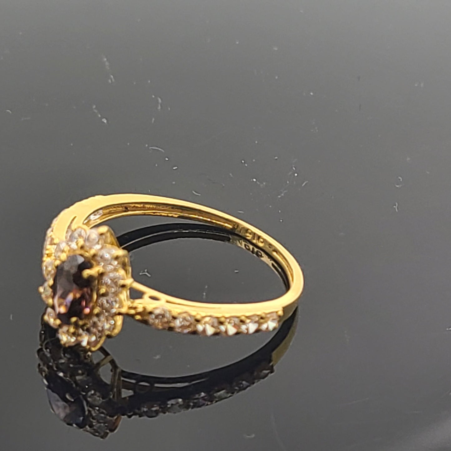 22k Solid Gold Ladies Simple Ring GR295