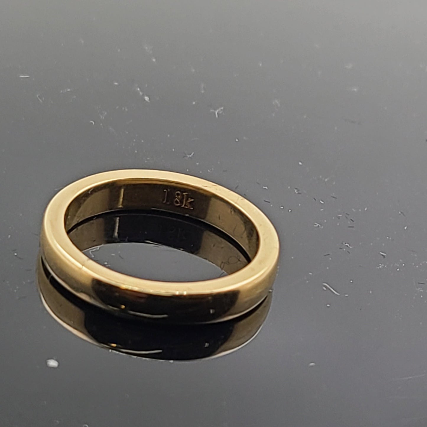 18k Solid Gold Ladies Simple Ring GR360