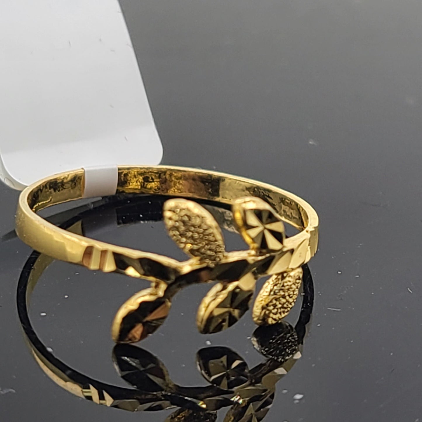 22k Solid Gold Ladies Simple Ring GR53
