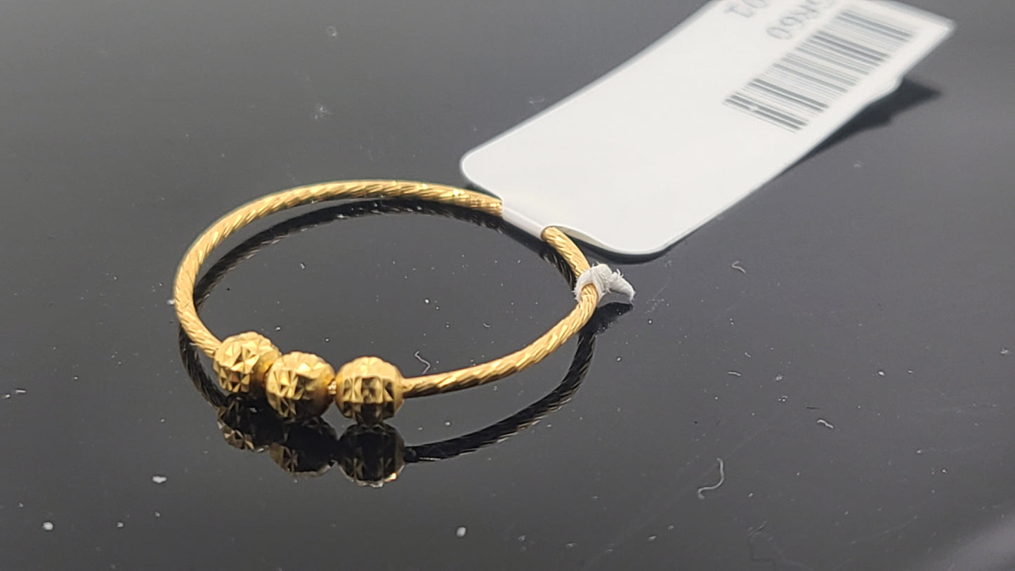 22k Solid Gold Ladies Simple Ring GR60