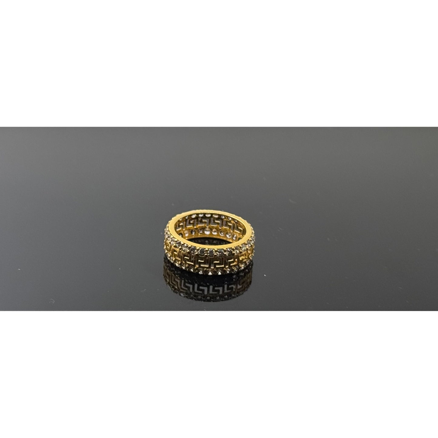 22k Solid Gold Ladies Simple Ring GR713