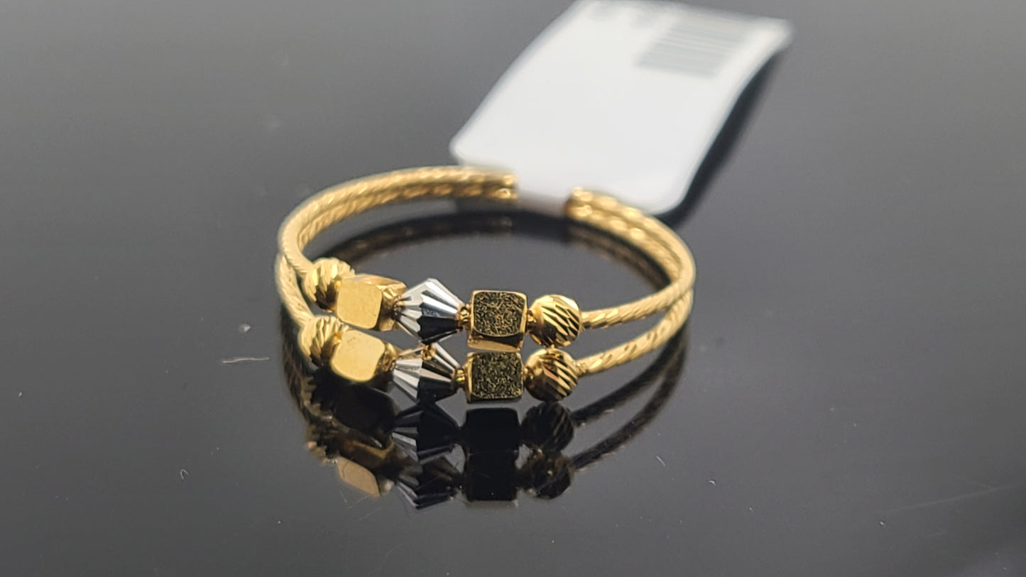 22k Solid Gold Ladies Simple Ring GR86