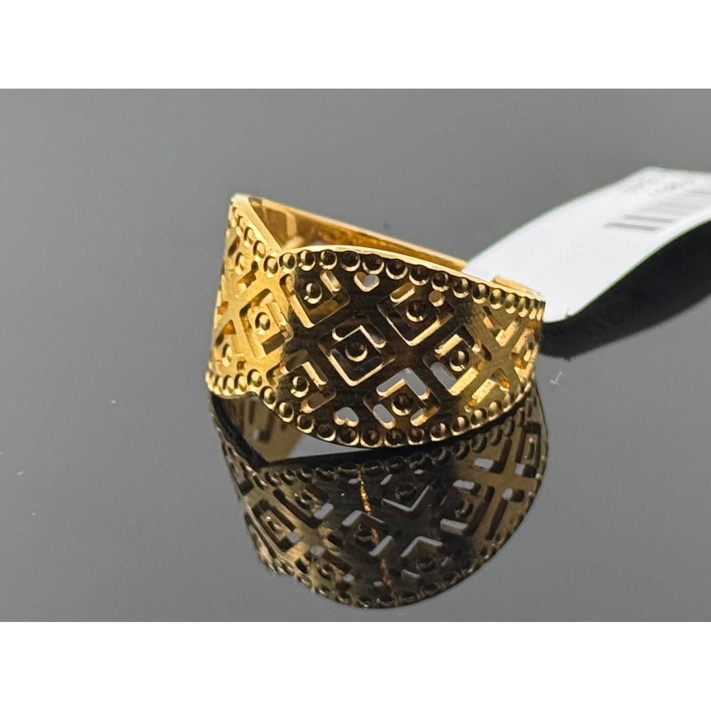22k Solid Gold Ladies Simple Ring GR897