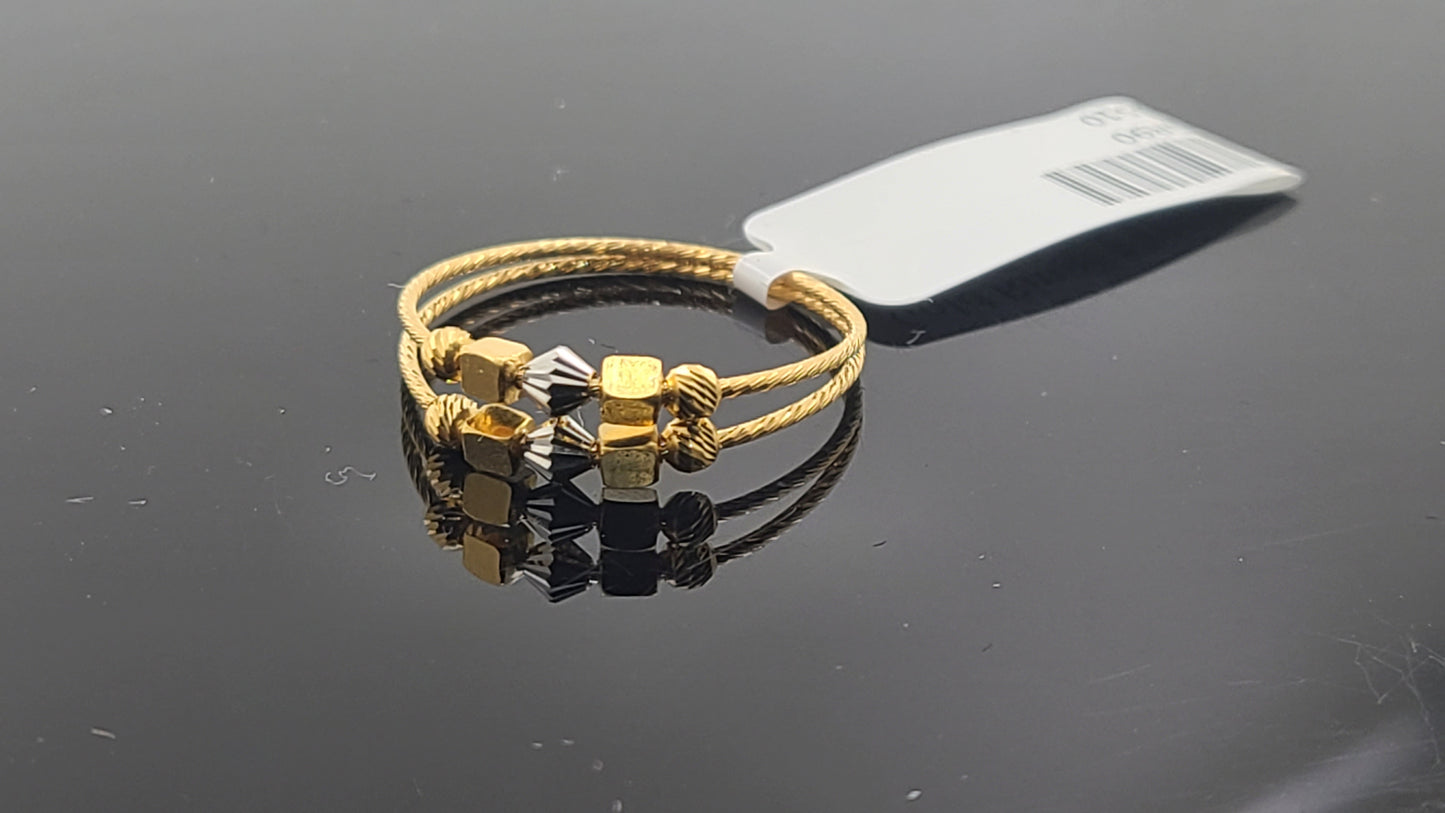 22k Solid Gold Ladies Simple Ring GR90