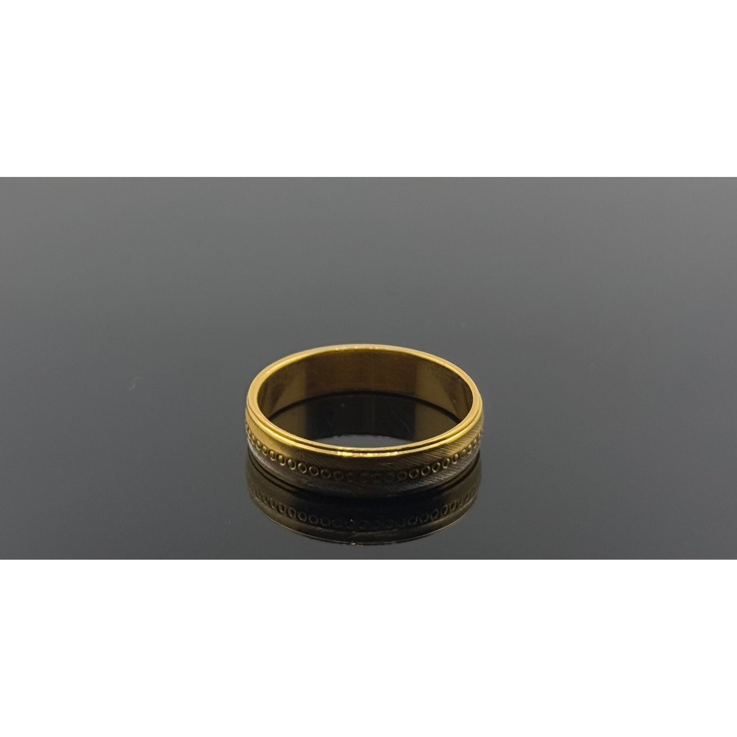 22k Solid Gold Ladies Simple Ring GR930
