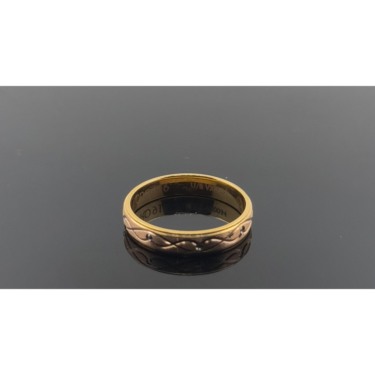 22k Solid Gold Ladies Simple Ring GR976