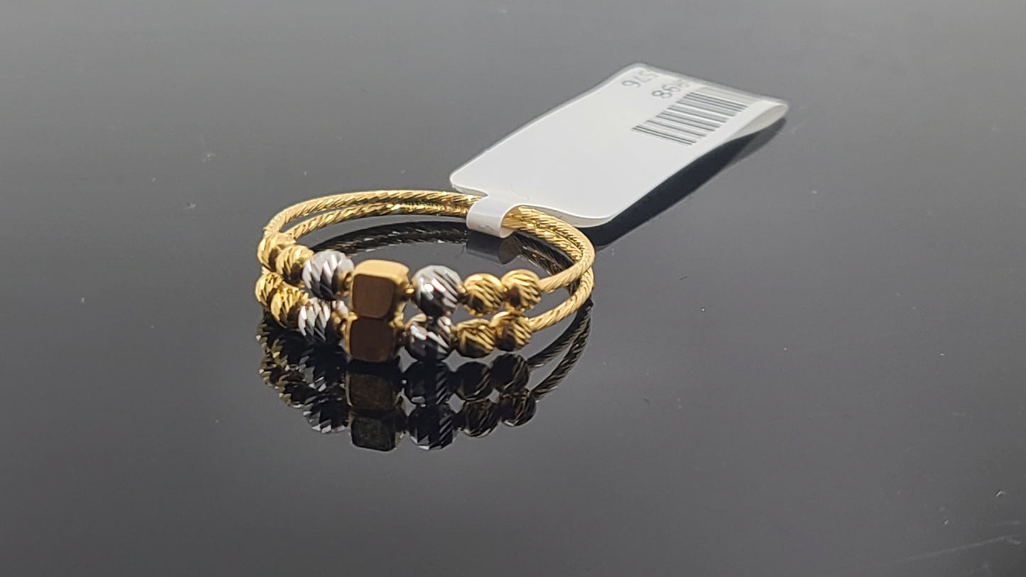 22k Solid Gold Ladies Simple Ring GR98