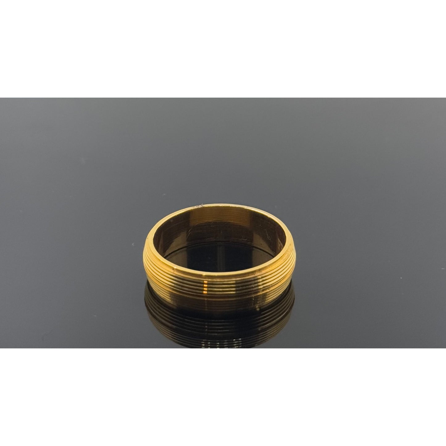 22k Solid Gold Ladies Simple Ring GR981