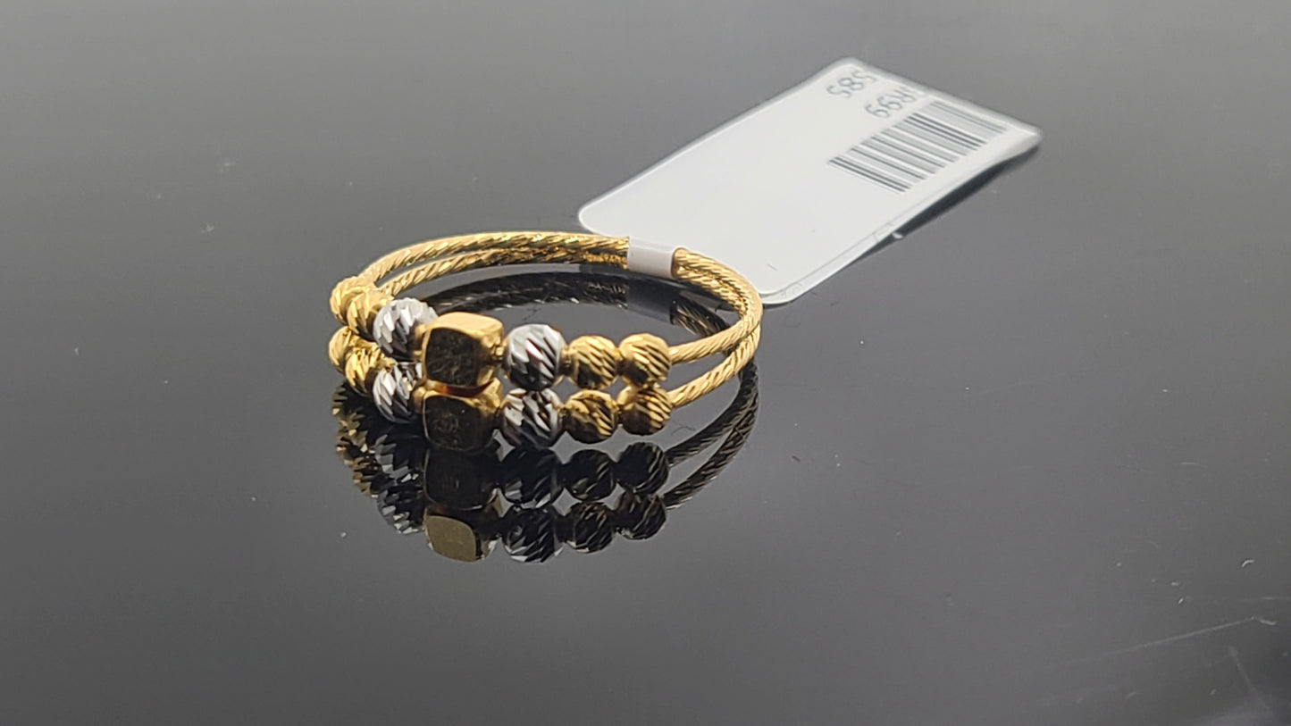 22k Solid Gold Ladies Simple Ring GR99