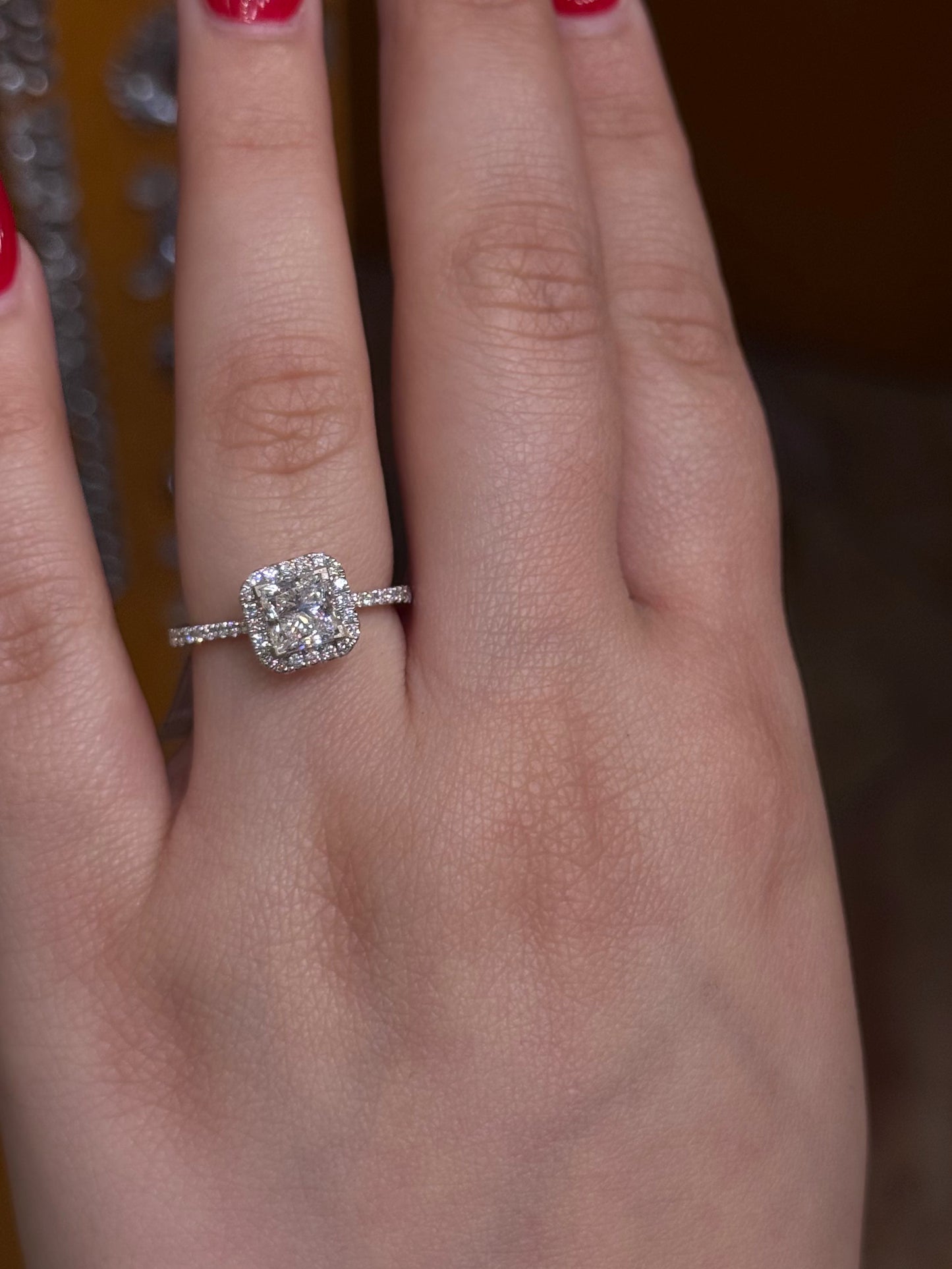 Elegant Cultured Diamond Ring DR460