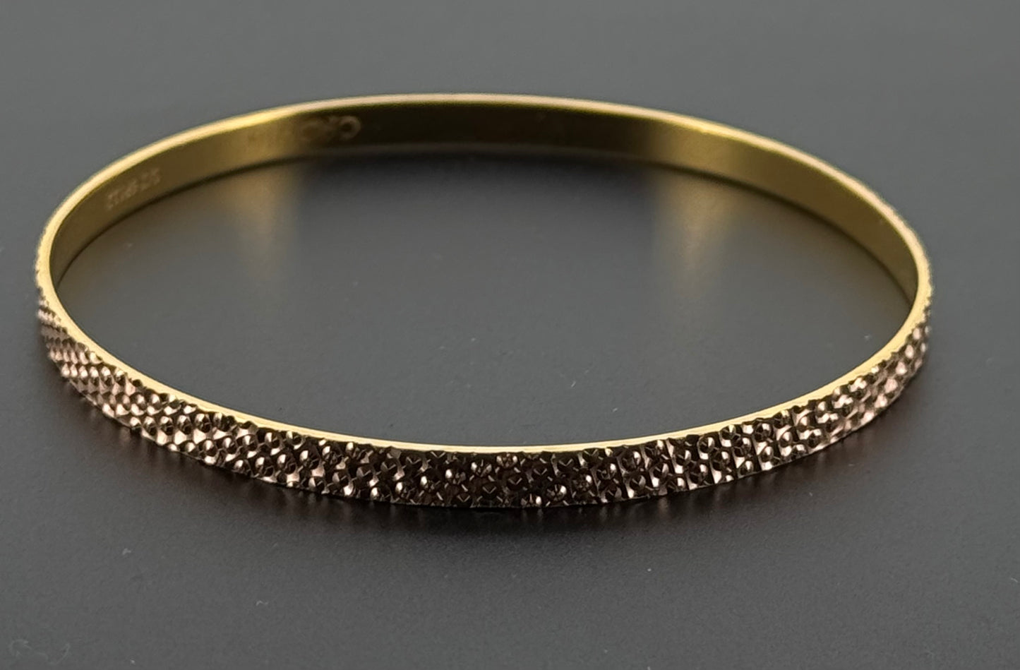 22k Solid Gold Equisite Two Tone Bangles BG69