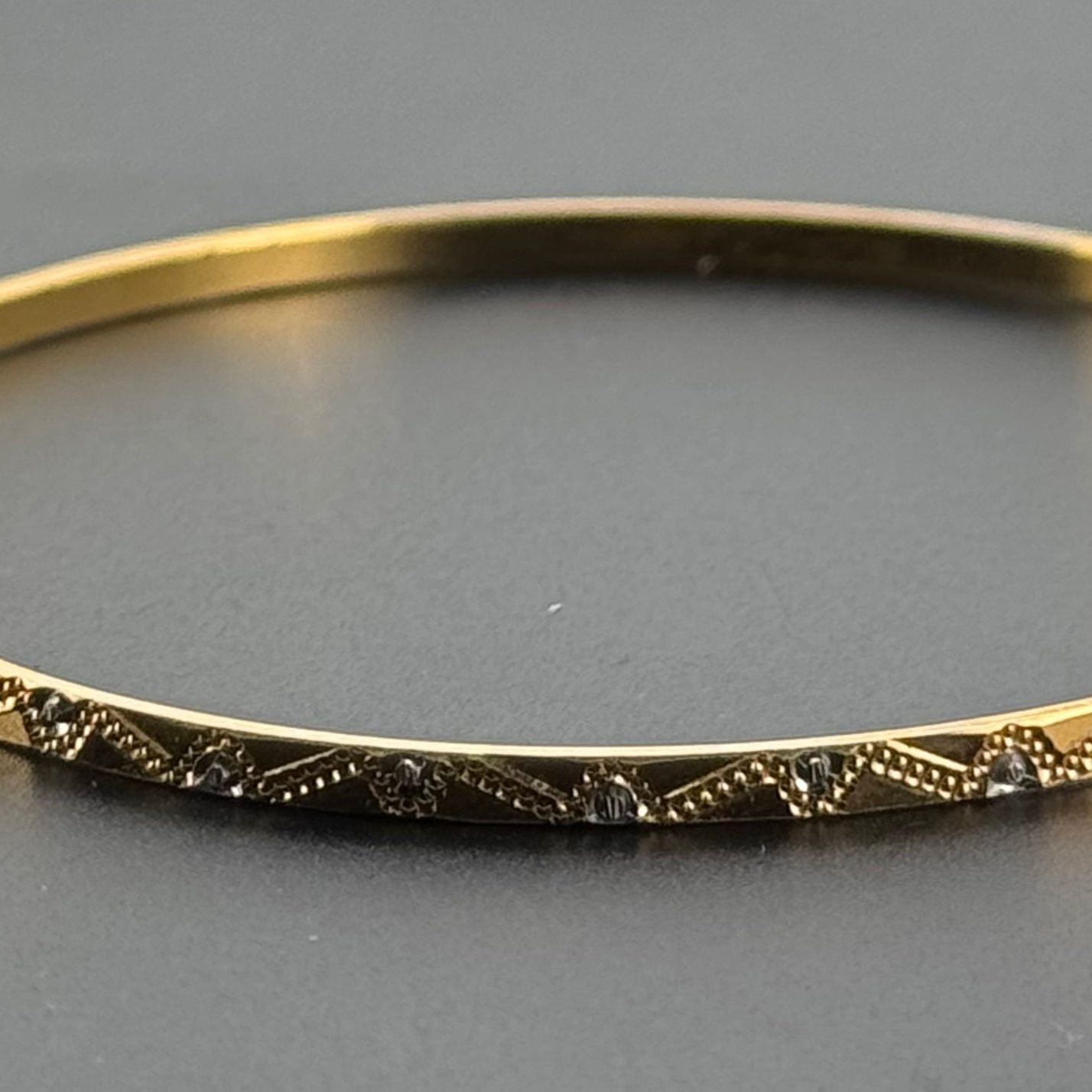 22k Solid Gold Equisite Two Tone Bangles BG91