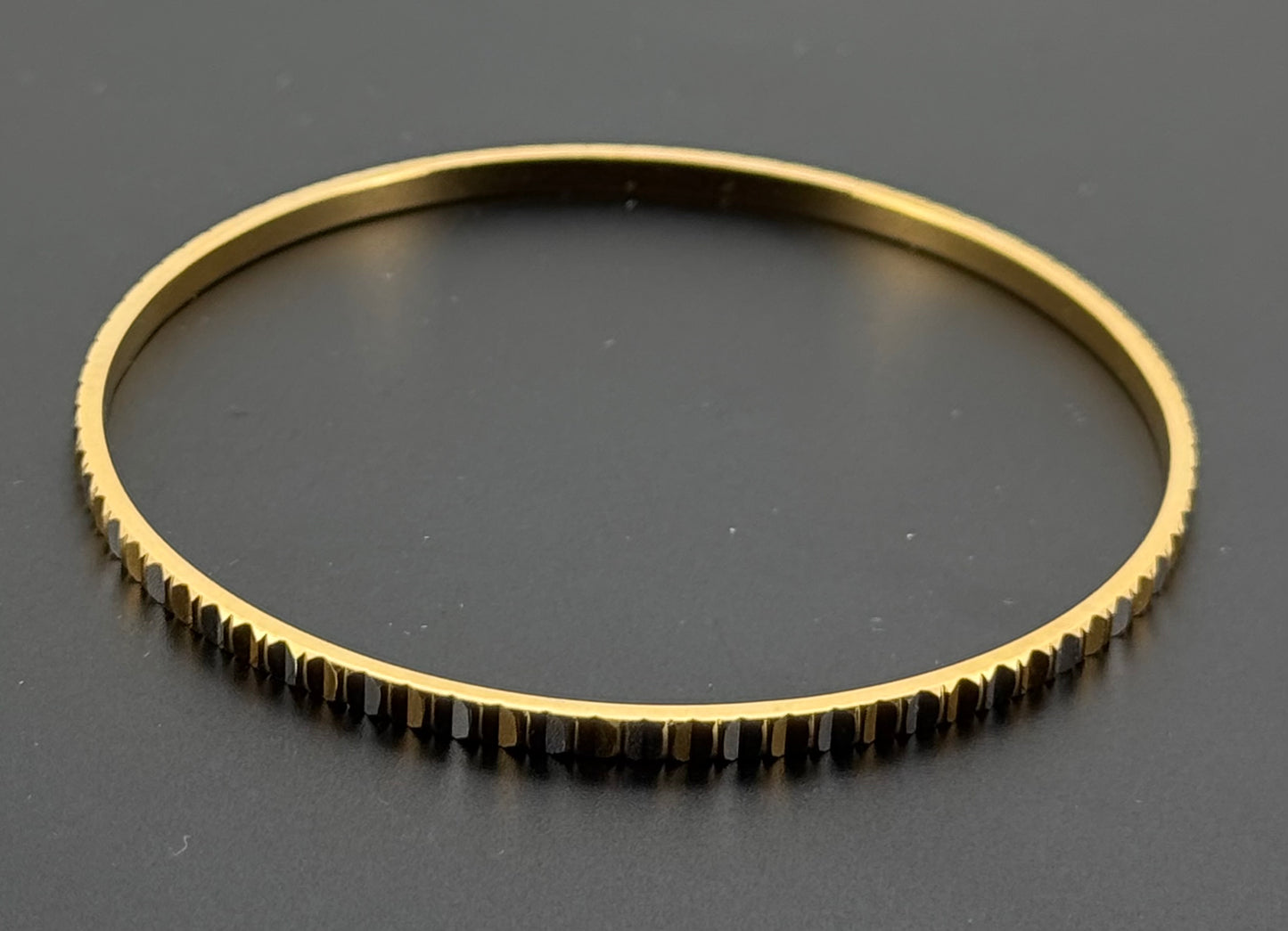 22k Solid Gold Equisite Two Tone Bangles BG115