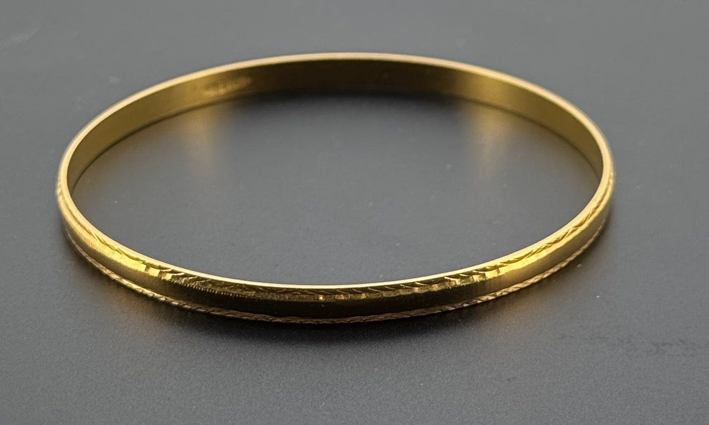 22k Solid Gold Equisite Bangles BG155