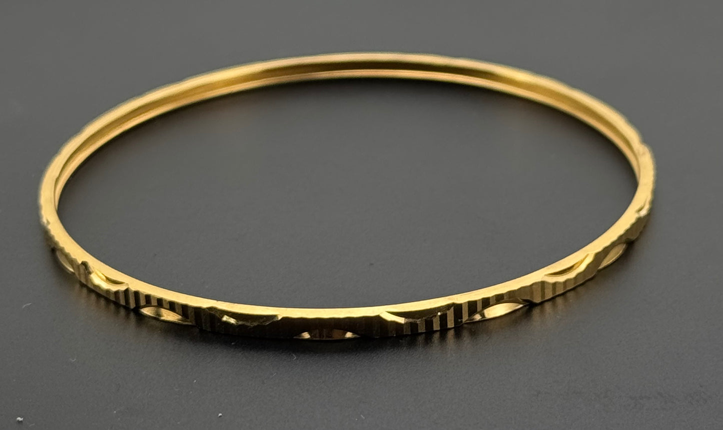 22k Solid Gold Equisite Bangles BG172