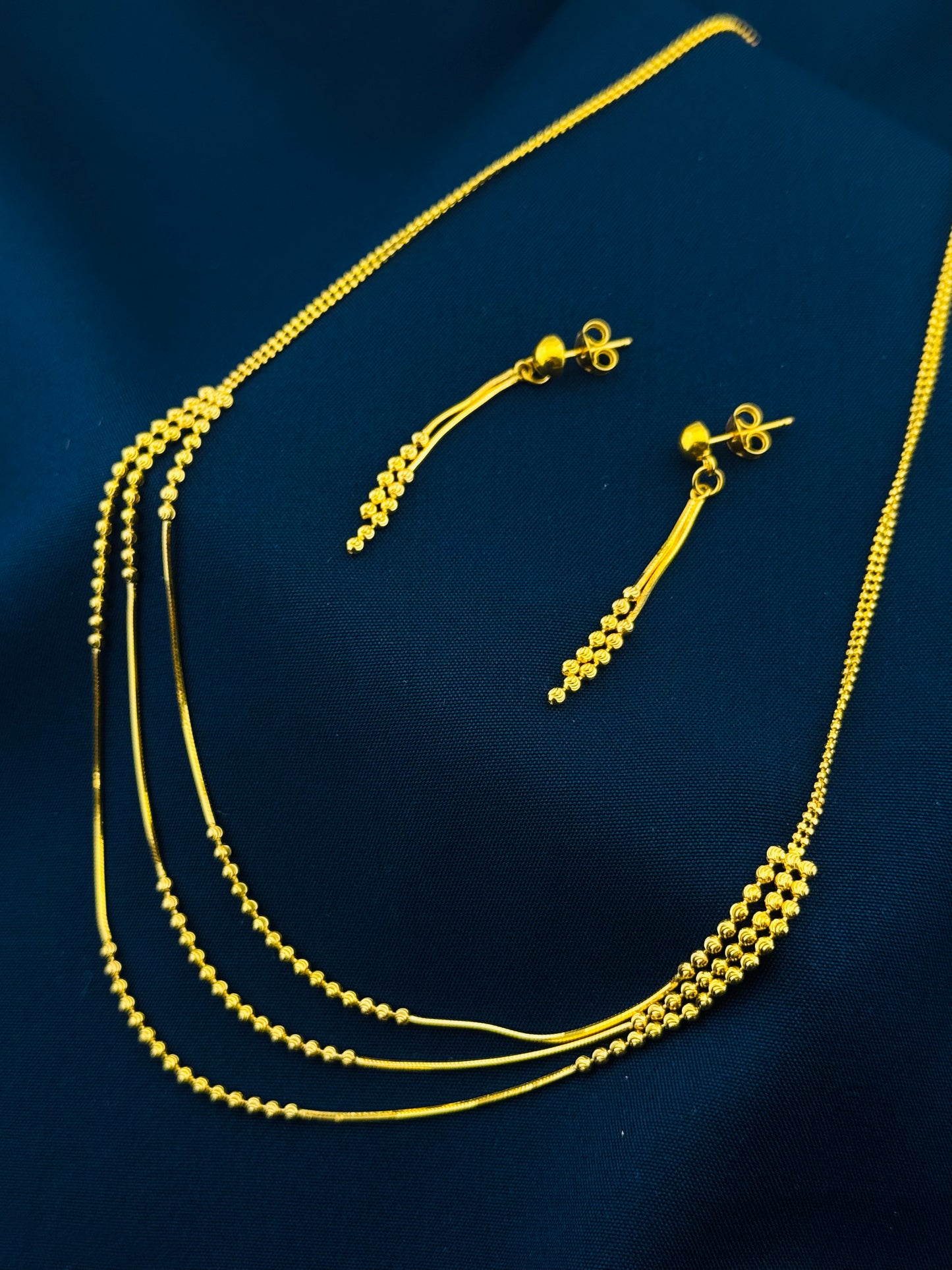22k Solid Gold Ladies Set LS114