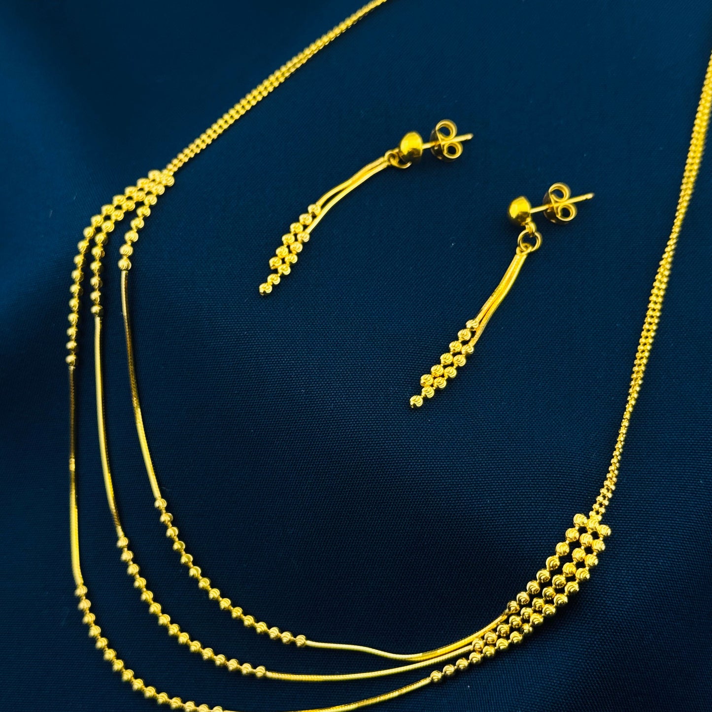 22k Solid Gold Ladies Set LS114