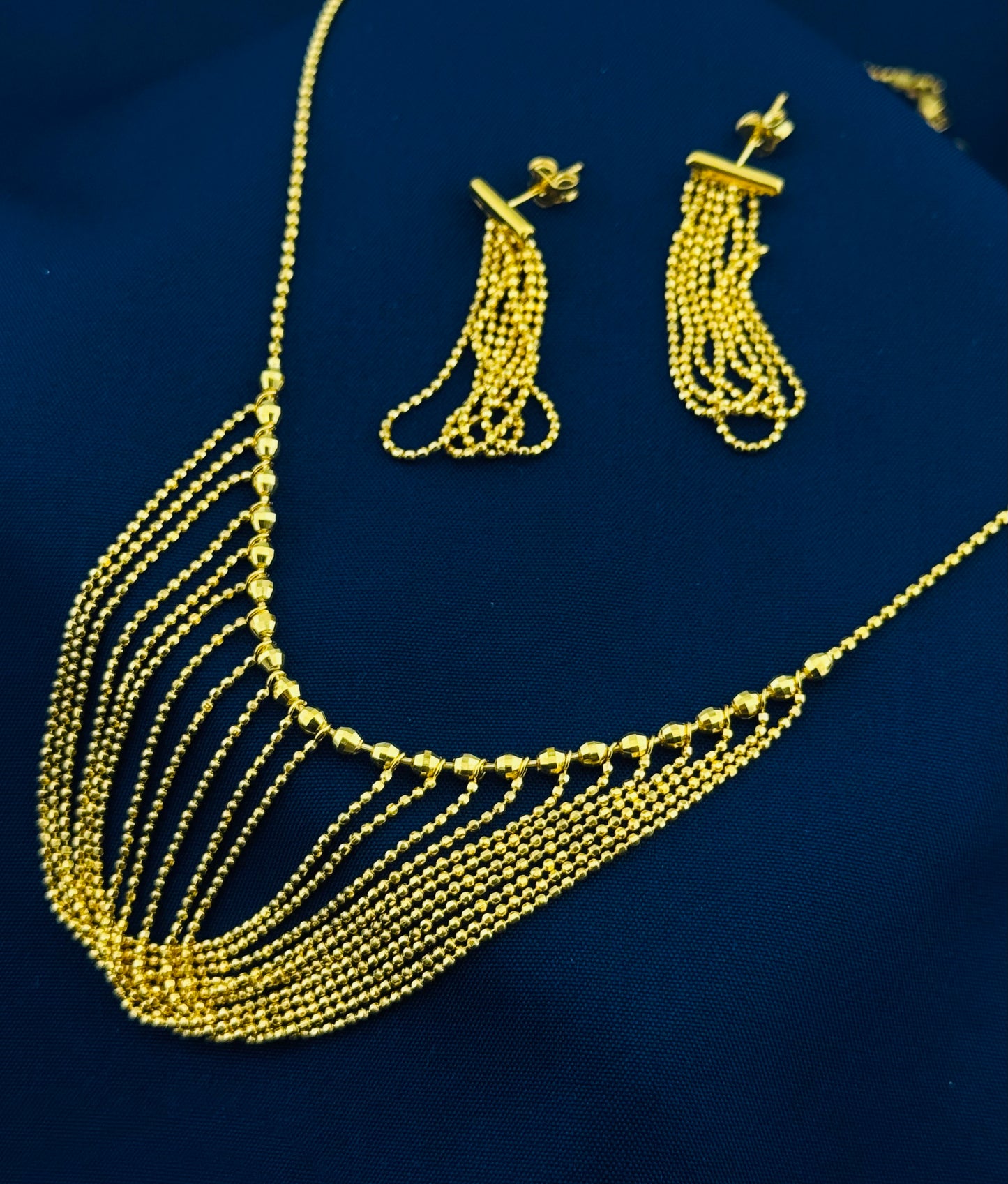 22k Solid Gold Ladies Set LS115