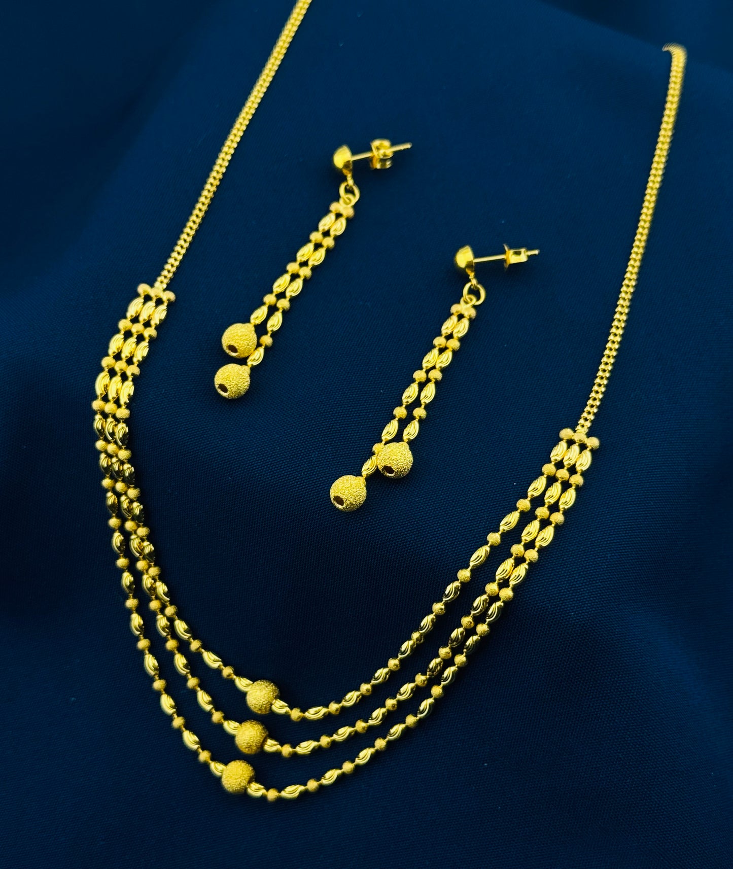 22k Solid Gold Ladies Set LS116
