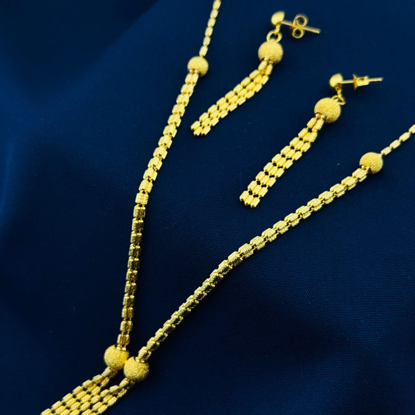 22k Solid Gold Ladies Set LS126